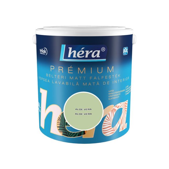 Trilak Héra prémium belső falfesték - aloe vera - 2,5 l