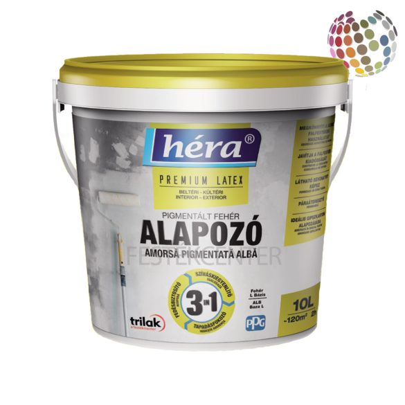 Trilak Héra Prémium Latex 3:1 Pigmentált alapozó - Fehér - 10 l