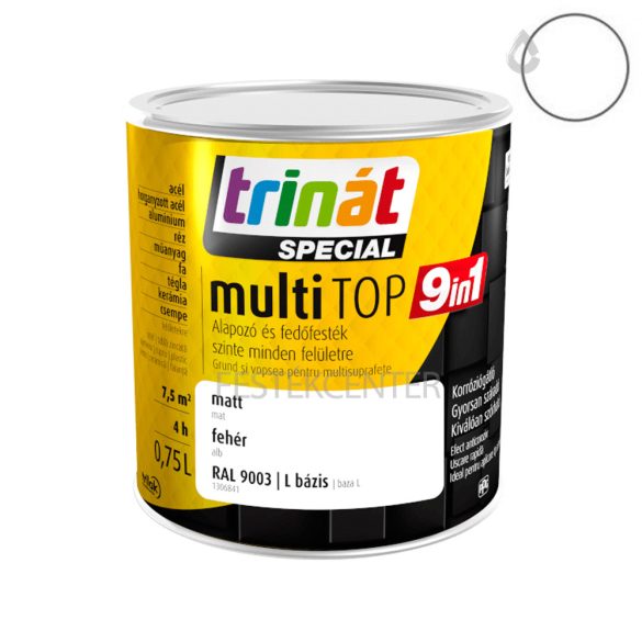 Trilak Trinát Speicál Multi Top 9:1 - fehér - RAL 9003 - 0,75 l