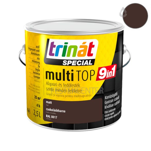 Trilak Trinát Speicál Multi Top 9:1 - csokoládébarna - RAL 8017 - 2,5 l