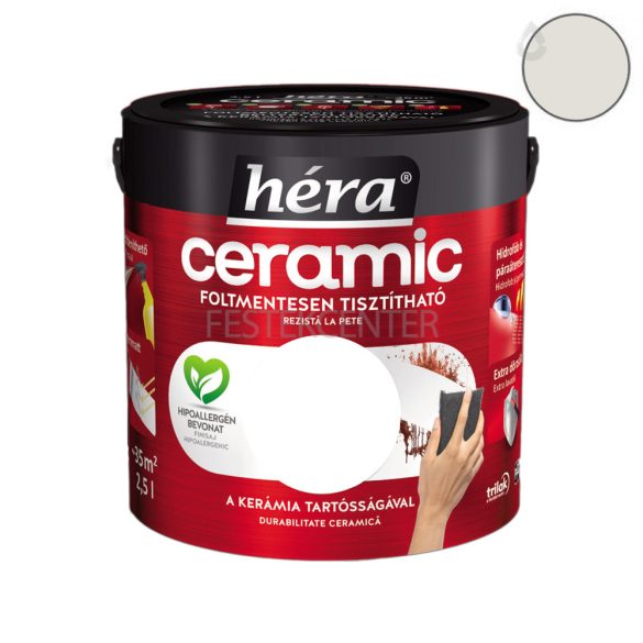 Trilak Héra Ceramic beltéri falfesték - Alumínium - 5 l