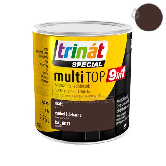 Trilak Trinát Speicál multiTop 9:1 - csokoládébarna - RAL 8017 - 0,75 l