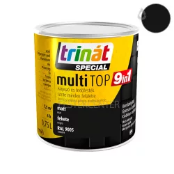   Trilak Trinát Speicál multiTop 9:1 - fekete - RAL 9005 - 0,75 l