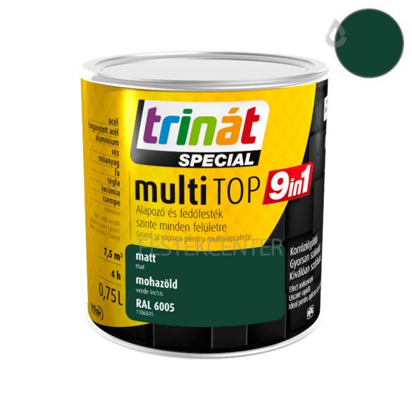 Trilak Trinát Speicál Multi Top 9:1 - mohazöld - RAL 6005 - 0,75 l