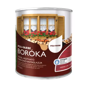 Poli-Farbe Boróka lazúr - vörösfenyő - 2,5 l