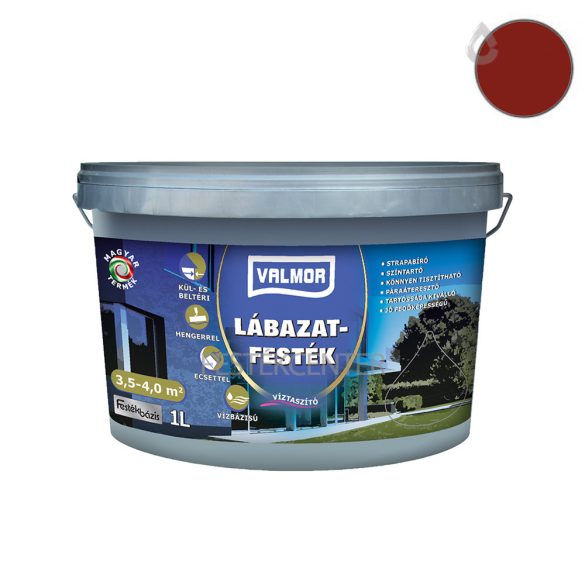 Valmor lábazatfesték - vörös - 1 l