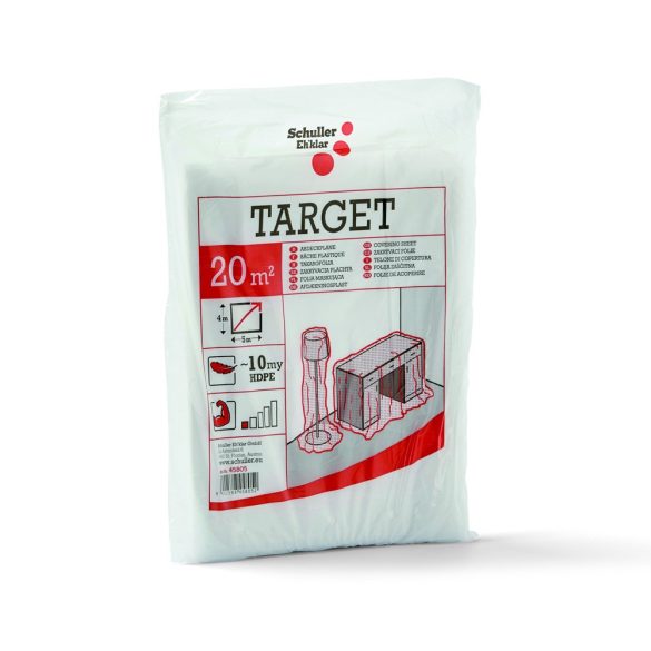 Schuller Target S10 HDPE takarófólia - színtelen - 4x5 m