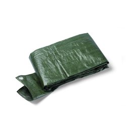   Schuller Terra S90 védőponyva fémgyűrűkkel - zöld - 90 g/m2 - 3 x 4 m