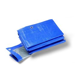   Schuller Terra S180 védőponyva fémgyűrűkkel - kék - 180 g/m2 - 3 x 4 m