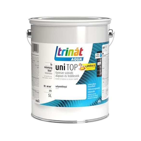 Trilak Trinát Aqua Unitop selyemfényű zománcfesték - S 1010-R70B - 5 l