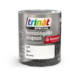   Trinát Special korróziógátló alapozó - RAL 9016 - fehér - 0,75 l