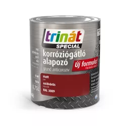   Trinát Special korróziógátló alapozó - RAL 3009 - oxidvörös - 0,75 l