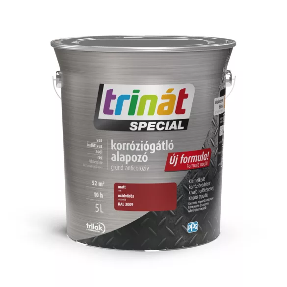 Trinát Special korróziógátló alapozó - RAL 3009 - oxidvörös - 5 l