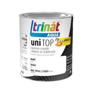 Trilak Trinát Aqua Unitop matt - RAL 9016 - fehér - 0,75 l