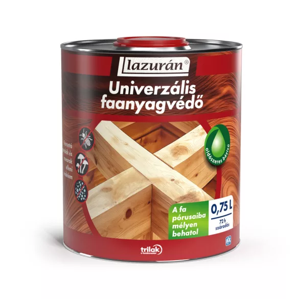 Trilak Lazurán univerzális faanyagvédőszer - 0,75 l