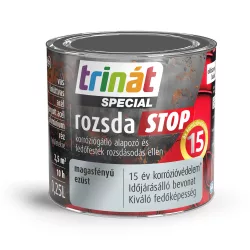  Trinát Special rozsdaSTOP magasfényű fémfesték - ezüst - 0,25 l