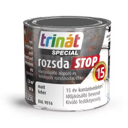   Trinát Special rozsdaSTOP matt fémfesték - RAL 9016 fehér - 0,25 l