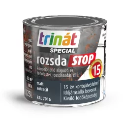   Trinát Special rozsdaSTOP matt fémfesték - RAL 7016 antracit - 0,25 l