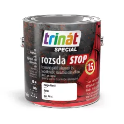   Trinát Special rozsdaSTOP magasfényű fémfesték - RAL 9016 - fehér - 2,5 l