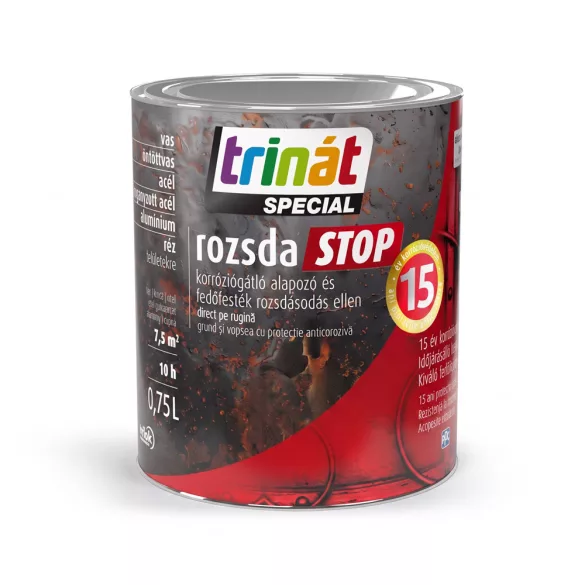 Trilak Trinát Special rozsdaSTOP magasfényű fémfesték - S 0585-Y20R - 0,75 l