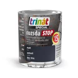   Trinát Special rozsdaSTOP matt fémfesték - RAL 7016 antracit - 0,75 l