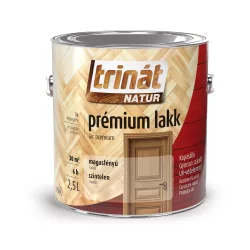   Trilak Trinát Natur Prémium magasfényű lakk kültérre-beltérre - 2,5 l