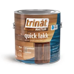   Trilak Trinát Natur Quick selyemfényű beltéri lakk - 2,5 l