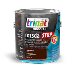  Trinát Special rozsdaSTOP selyemfényű fémfesték - RAL 8017 csokoládébarna - 2.5 l