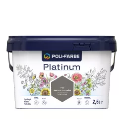   Poli-Farbe Platinum F60 egyrétegű beltéri falfesték - fekete tulipán - 2,5 l