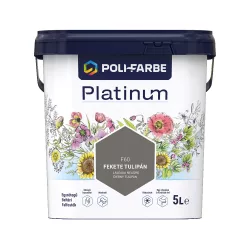   Poli-Farbe Platinum F60 egyrétegű beltéri falfesték - fekete tulipán - 5 l