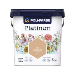 Poli-Farbe Platinum B30 egyrétegű beltéri falfesték - beléndek - 5 l