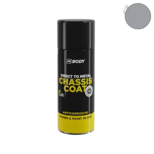 HB Body 410 Chassis Coat 3 in1 alapozó és fedőfesték spray - szürke - RAL 7040 - 400 ml