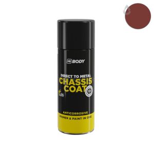 HB Body 410 Chassis Coat 3 in1 alapozó és fedőfesték spray - vörös - RAL 3009 - 400 ml