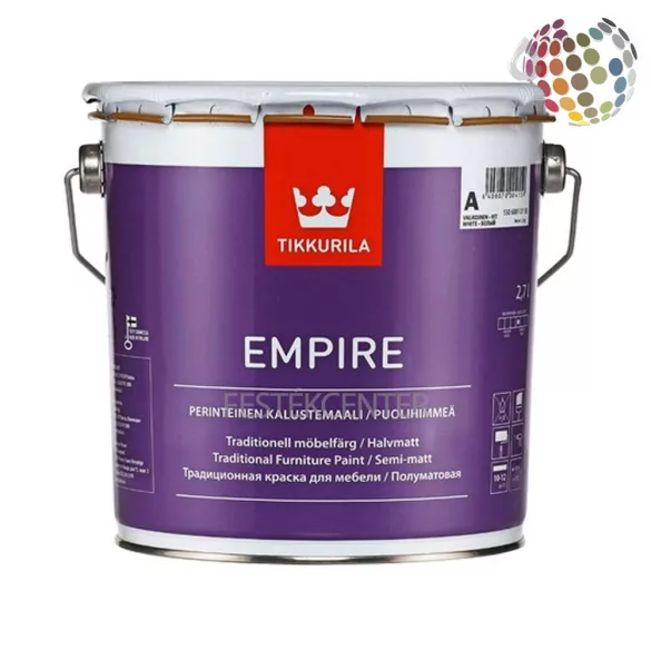 Tikkurila Empire A - alkid bútorfesték - 2,7 l