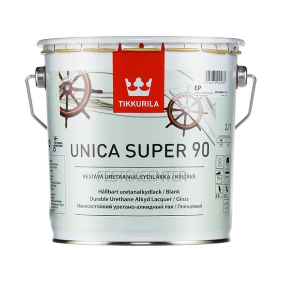 Tikkurila Unica Super 90 fényes lakk - 2,7 l