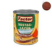 Factor selyemfényű vastaglazúr - dió - 0,75 l