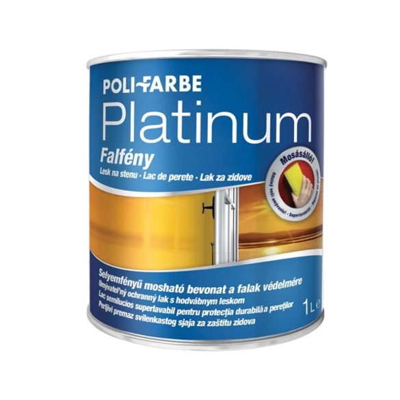 Poli-Farbe Platinum falfény - színtelen - 1 l