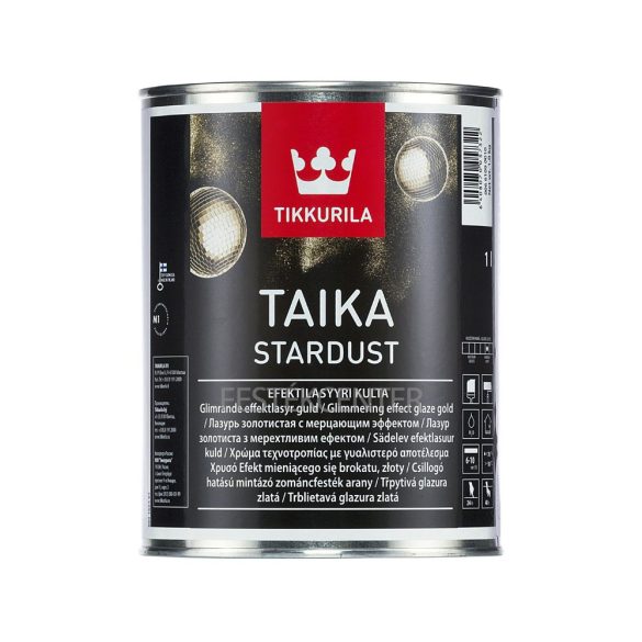 Tikkurila Taika Stardust - Csillám hatású Falfény - arany - 1 l
