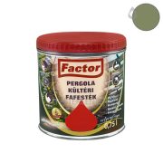 Factor Pergola kültéri fafesték - olíva - 0,75 l