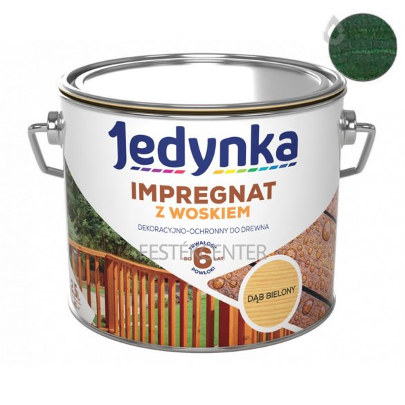 Jedynka Zielony vékonylazúr - zöld - 2,5 l