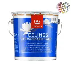   Tikkurila Feelings Interior Extra Durable A - különleges beltéri falfesték - 2,7 l