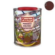 Factor Pergola kültéri fafesték  - dió - 10 l