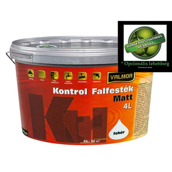 Valmor Kontrol Falfesték - Bakteriosztatikus - 4 l