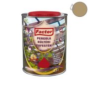 Factor Pergola kültéri fafesték - mandula - 2,5 l