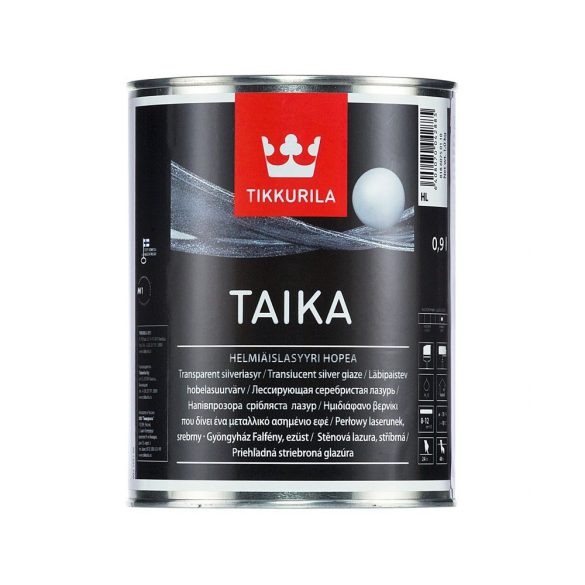 Tikkurila Taika falfény HL - ezüst - 0,9 l