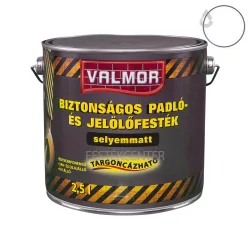   Valmor biztonságos padló- és jelölőfesték - fehér - 2,5 l
