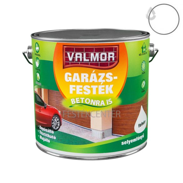 Valmor garázsfesték - fehér - 2,5 l