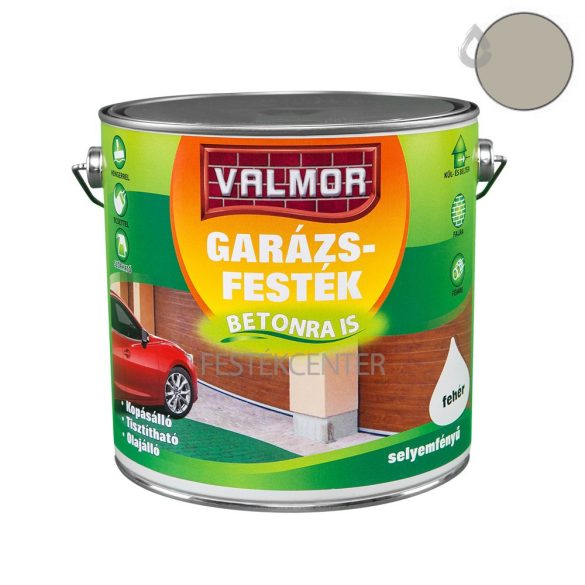 Valmor RAL7032 garázsfesték - betonszürke - 2,5 l