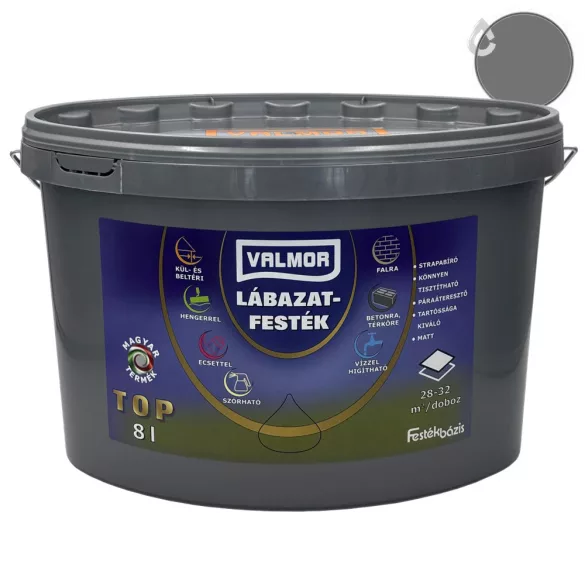 Valmor lábazatfesték - bazaltszürke - 8 l