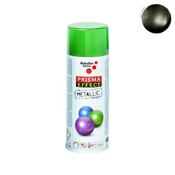 Schuller Prisma Effect Metallic festékspray - fekete - 400 ml